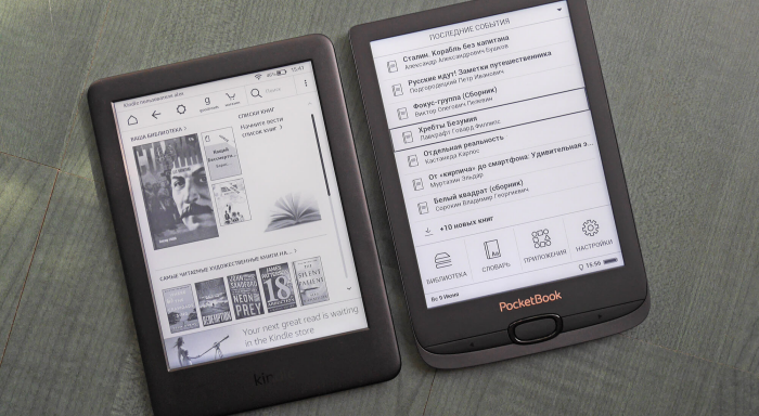 PocketBook или Kindle: обзор за 5 секунд
