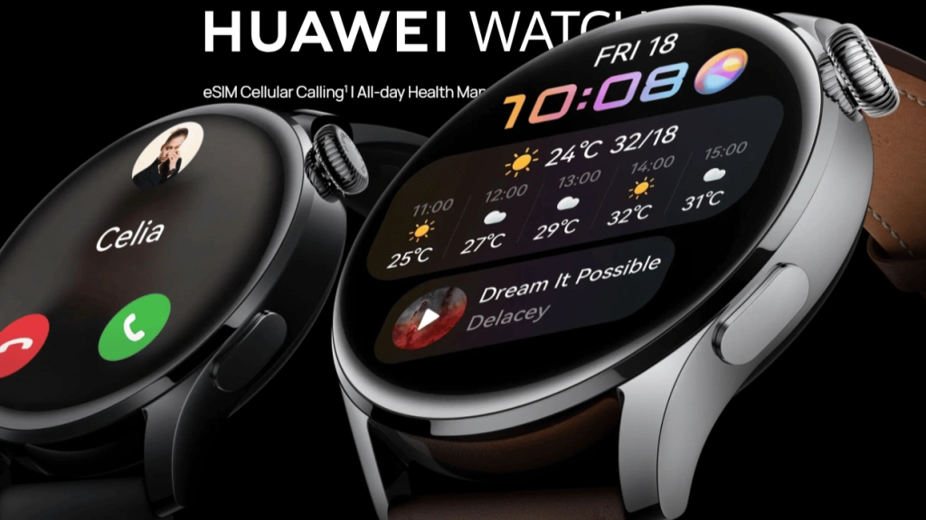 Huawei скрестили наушники с часами, и вот что у них получилось