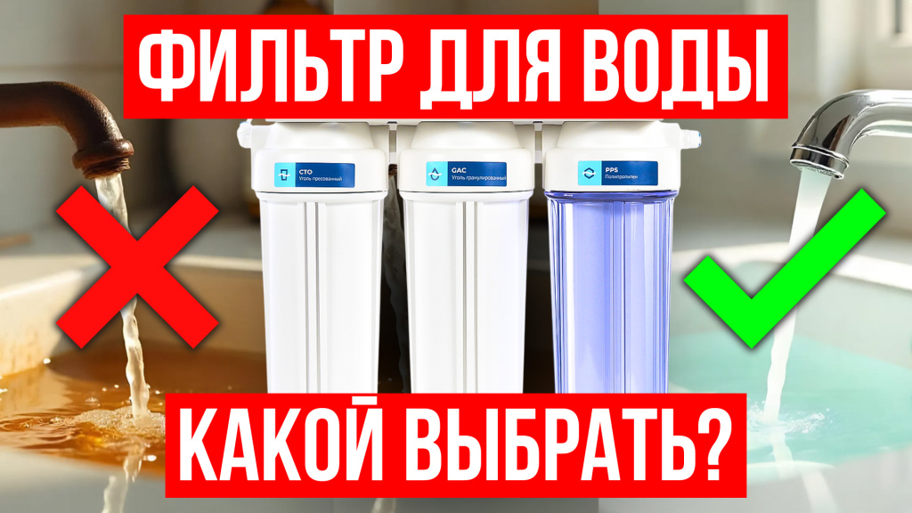 Видео-обзор: как выбрать надежный фильтр для воды в 2025 году