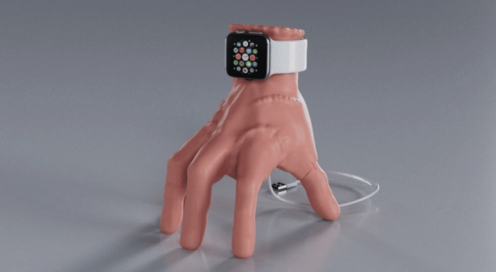 Самую необычную зарядную станцию для Apple Watch в виде отрубленной руки уже можно распечатать