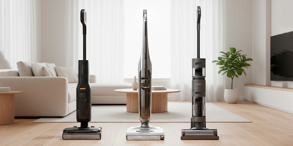 Вместо веника и швабры: 3 лучших вертикальных моющих пылесоса в 2025 году