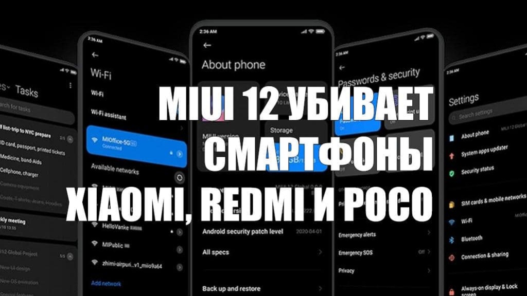 Проблема с MIUI 12 на смартфонах Xiaomi, Redmi и Poco