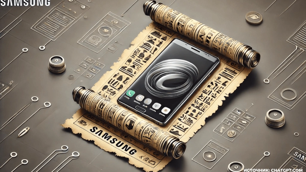 Samsung сделает смартфон, который разворачивается, как папирус