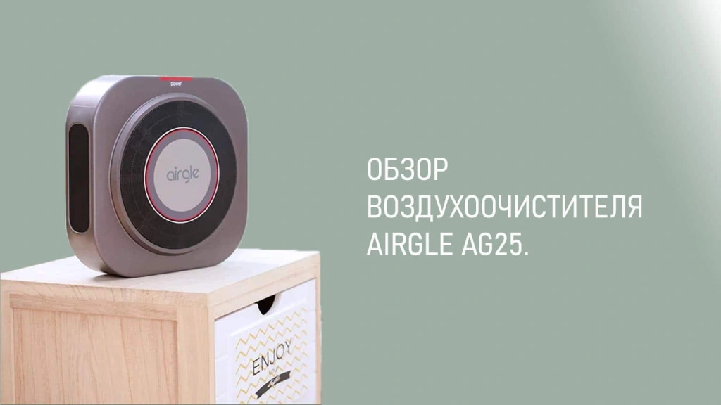 Обзор воздухоочистителя Airgle AG25: дышать, а не задыхаться