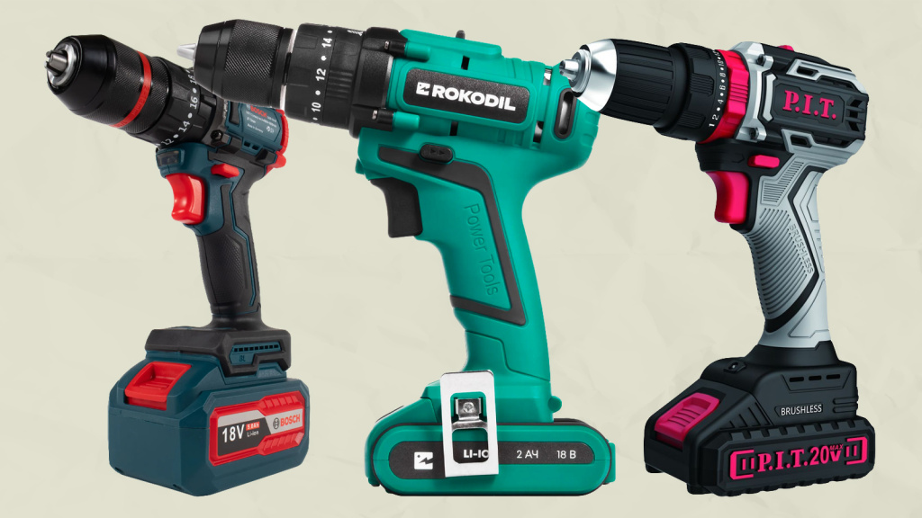 Топ-5 шуруповертов для дома