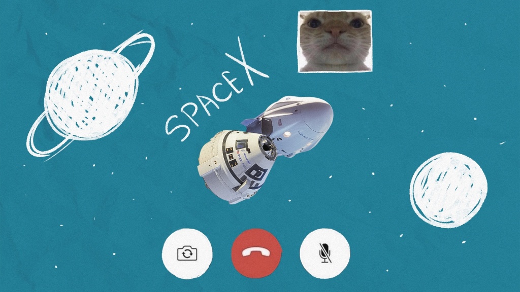 Первый в мире видеозвонок на смартфон через спутники Starlink