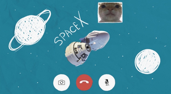 Первый в мире видеозвонок на смартфон через спутники Starlink