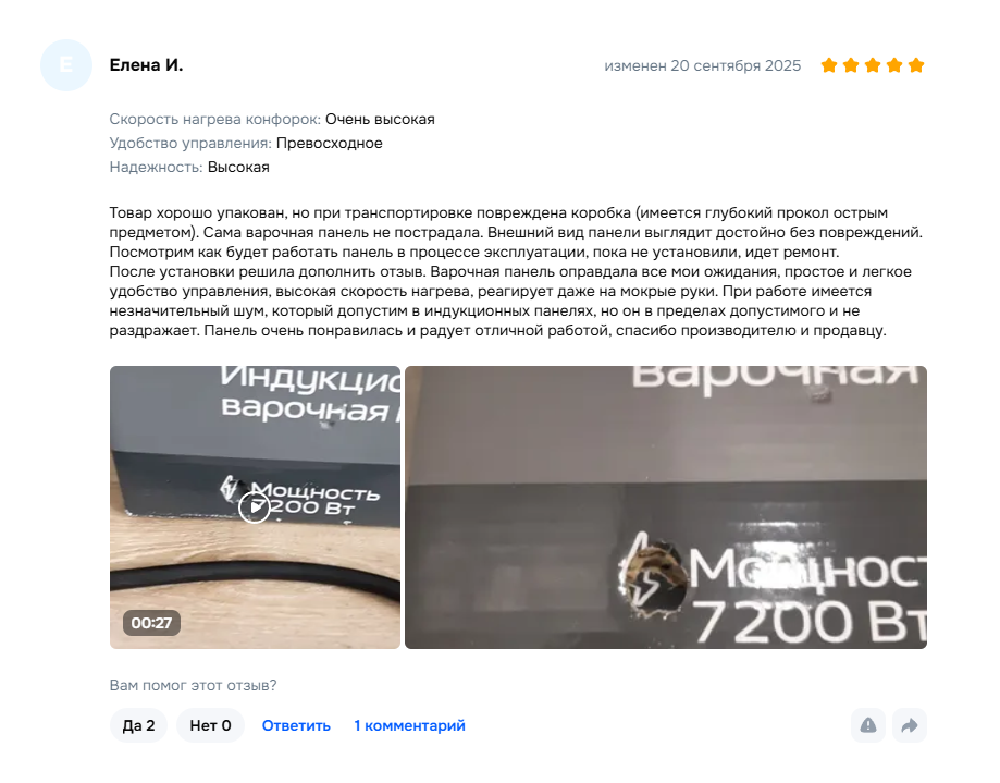 5 лучших индукционных варочных панелей в 2025 году