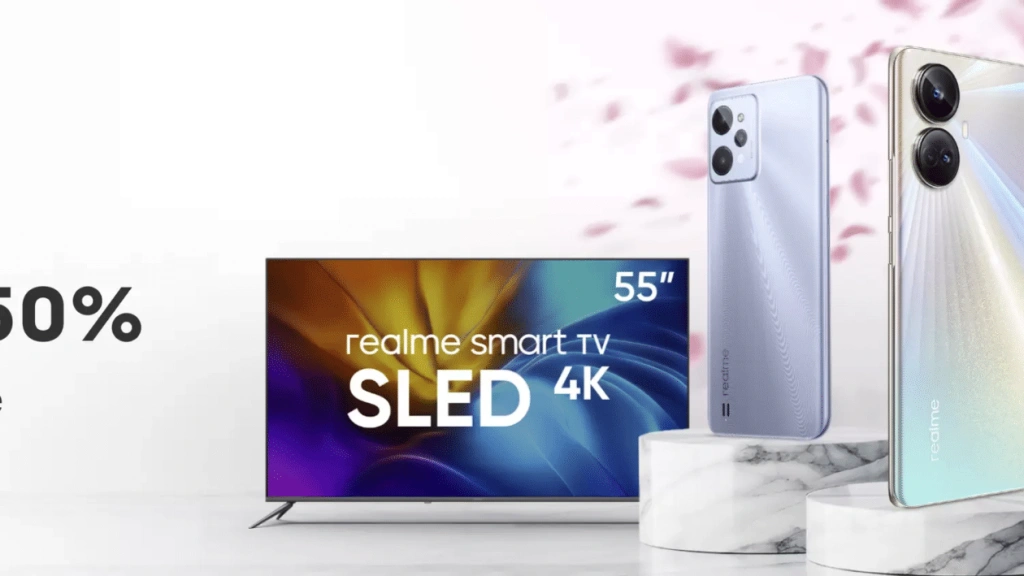 Массовая распродажа: Realme продают смартфоны, телевизоры и планшеты за полцены