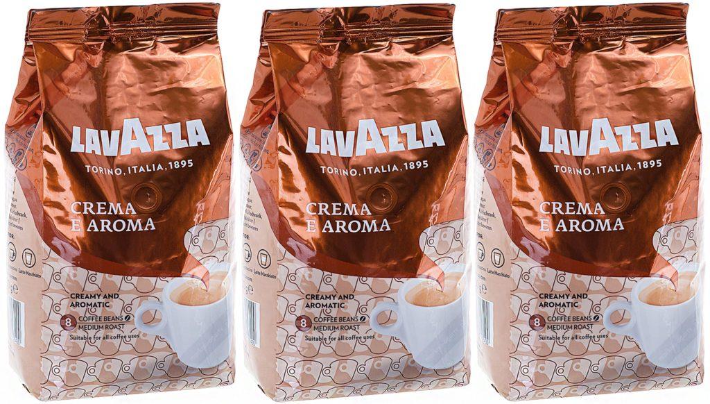 Фото зернового кофе Lavazza Crema e Aroma