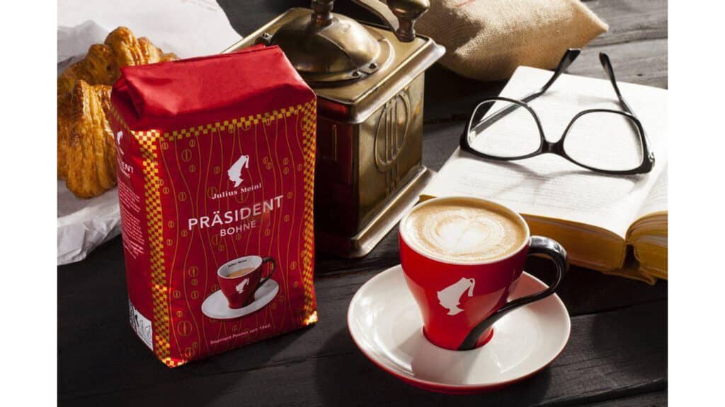 Фото зернового кофе Julius Meinl President
