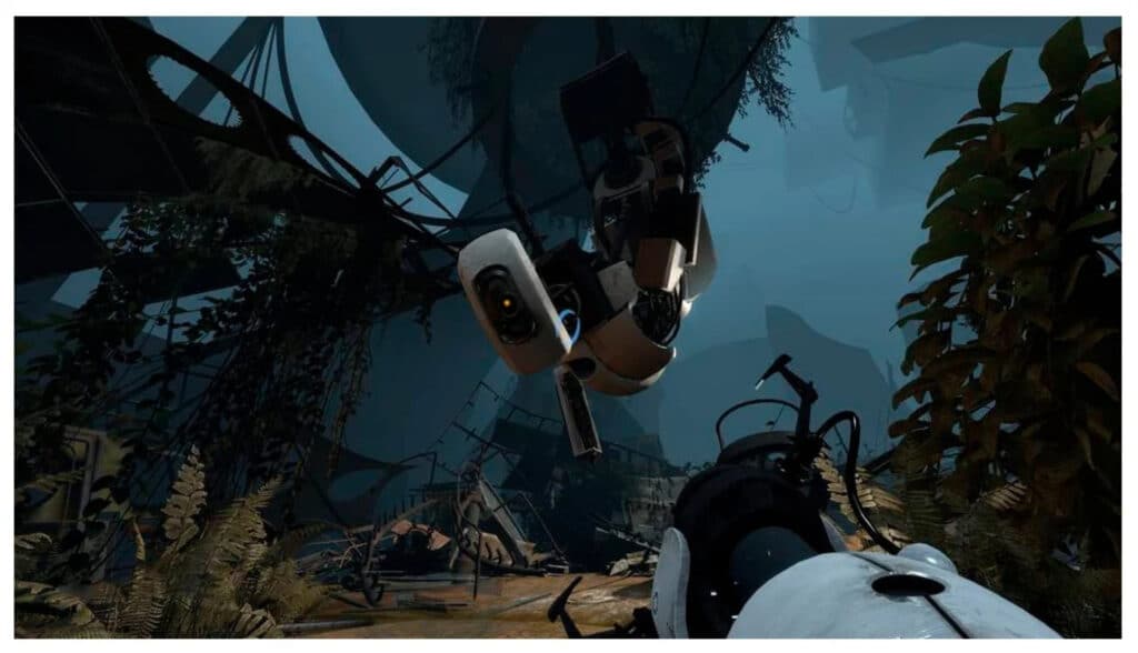 скрин из игры Portal 2
