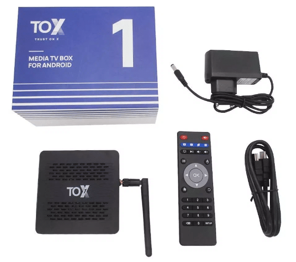 комплектация ТВ-приставки Ugoos TOX1