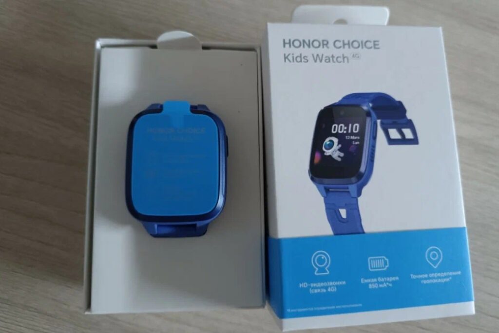 Фото детских смарт-часов Honor Choice Kids Watch 4G Blue