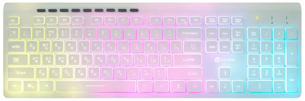 Клавиатура с подсветкой Oklick 490ML