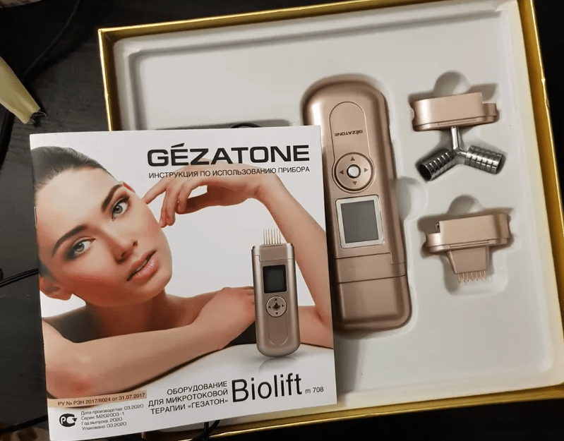 Микротоковый массажер для лица M708 Biolift Gezatone