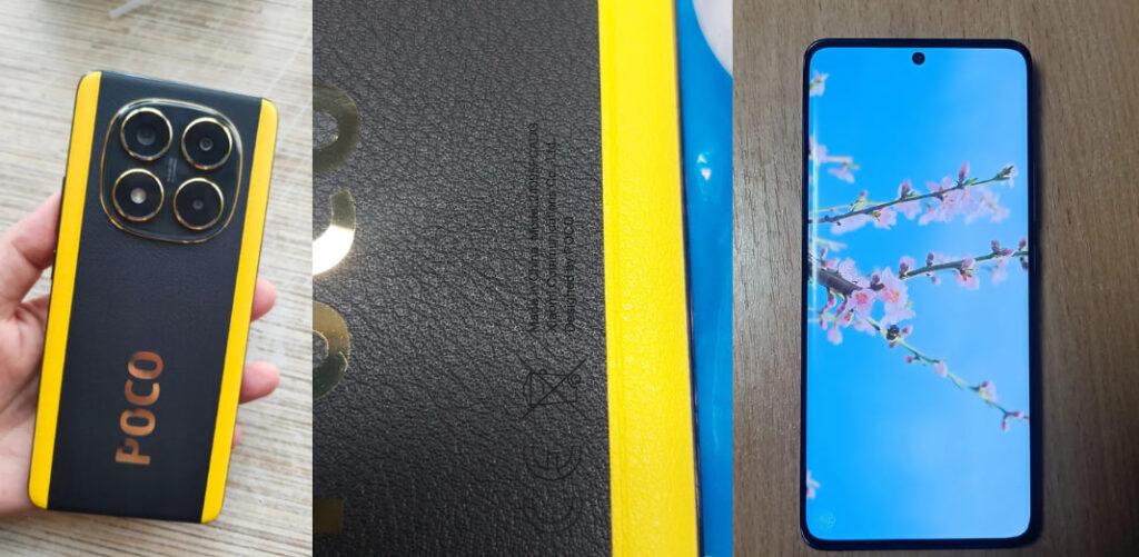 Фото смартфона POCO X7 с разных ракурсов