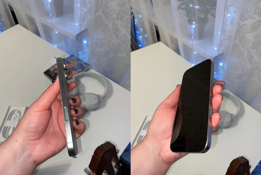 Обзор боковых кнопок на iPhone 16 Pro