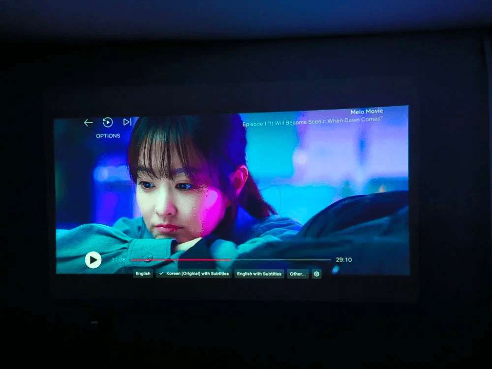 Изображение на проекторе Xiaomi Smart Projector L1