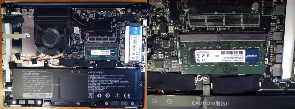 Фото начинки ноутбука CHUWI CoreBook X 14