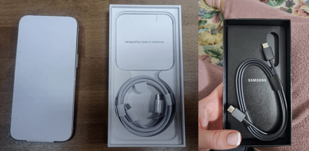 Сравнение комплектации смартфонов Samsung и iPhone