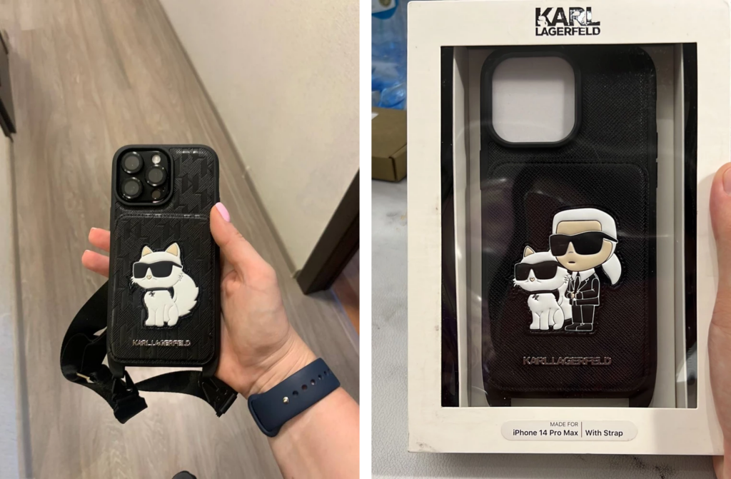 Чехол с ремешком и кардхолдером для iPhone 14 Pro Max