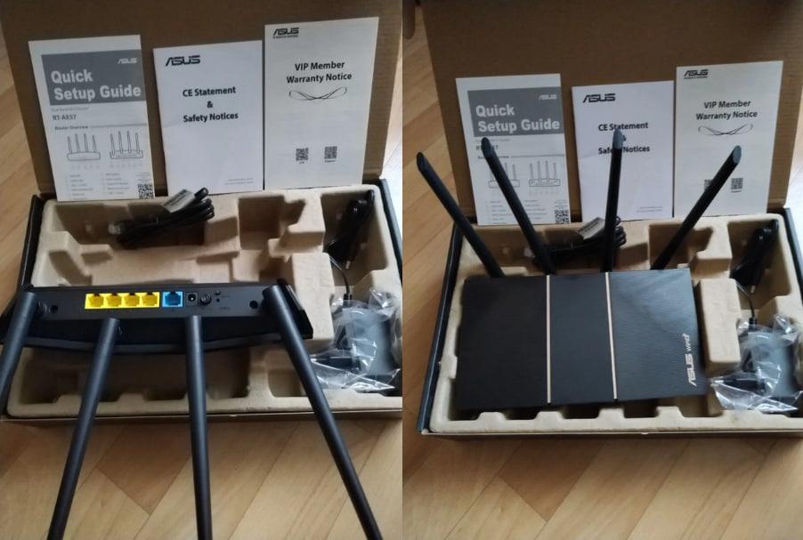 Фото Wi-Fi роутера ASUS RT-AX57