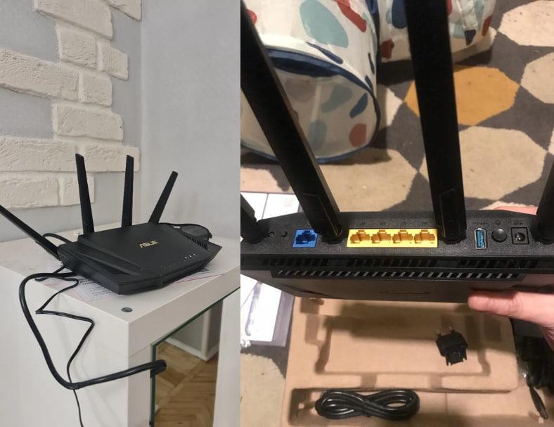 Фото Wi-Fi роутера Asus RT-AX58U