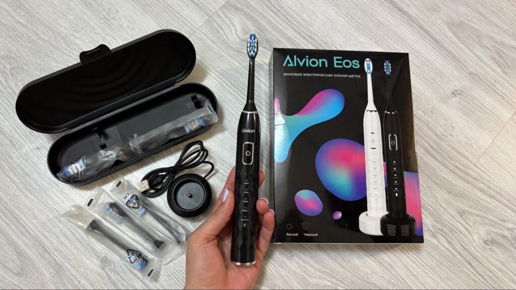 Фото электрической звуковой зубной щетки Alvion Eos