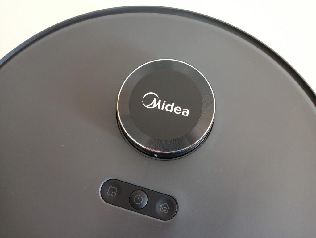 Фото кнопок на корпусе пылесоса Midea S10 Plus