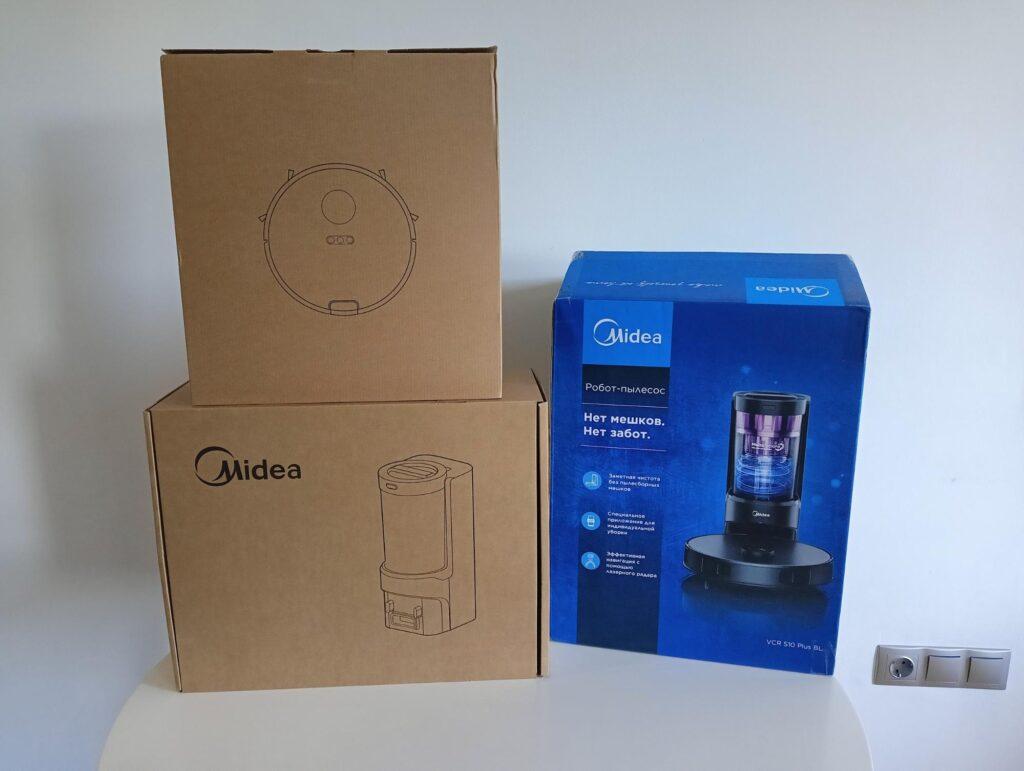 Фото пылесоса Midea S10 Plus в упаковке