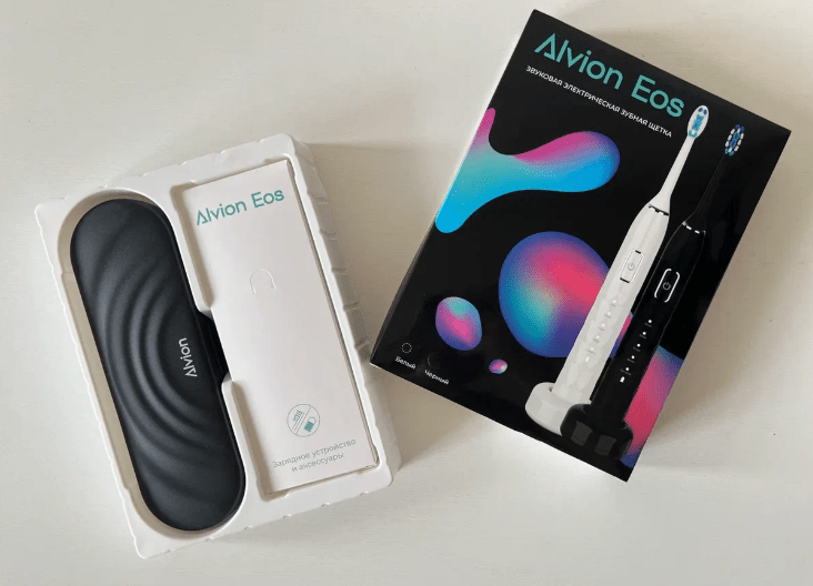Фото электрической звуковой щетки Alvion Eos
