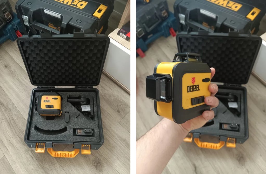 Фото лазерного уровня DENZEL LXI 360-3