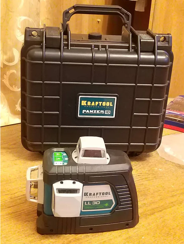 Фото лазерного уровня KRAFTOOL LL 3D