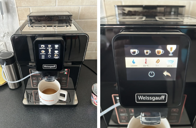 Фото кофейной станции Weissgauff WCM-330 TFT