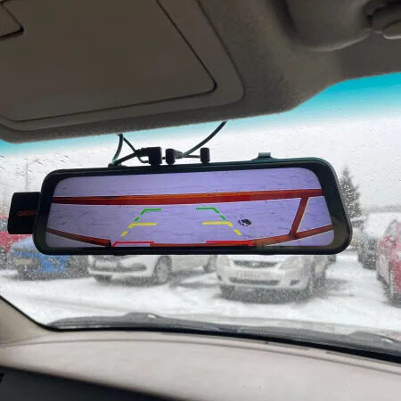 Фото видеорегистратора-зеркала Carcam Mirror Dash Cam Z8 Pro