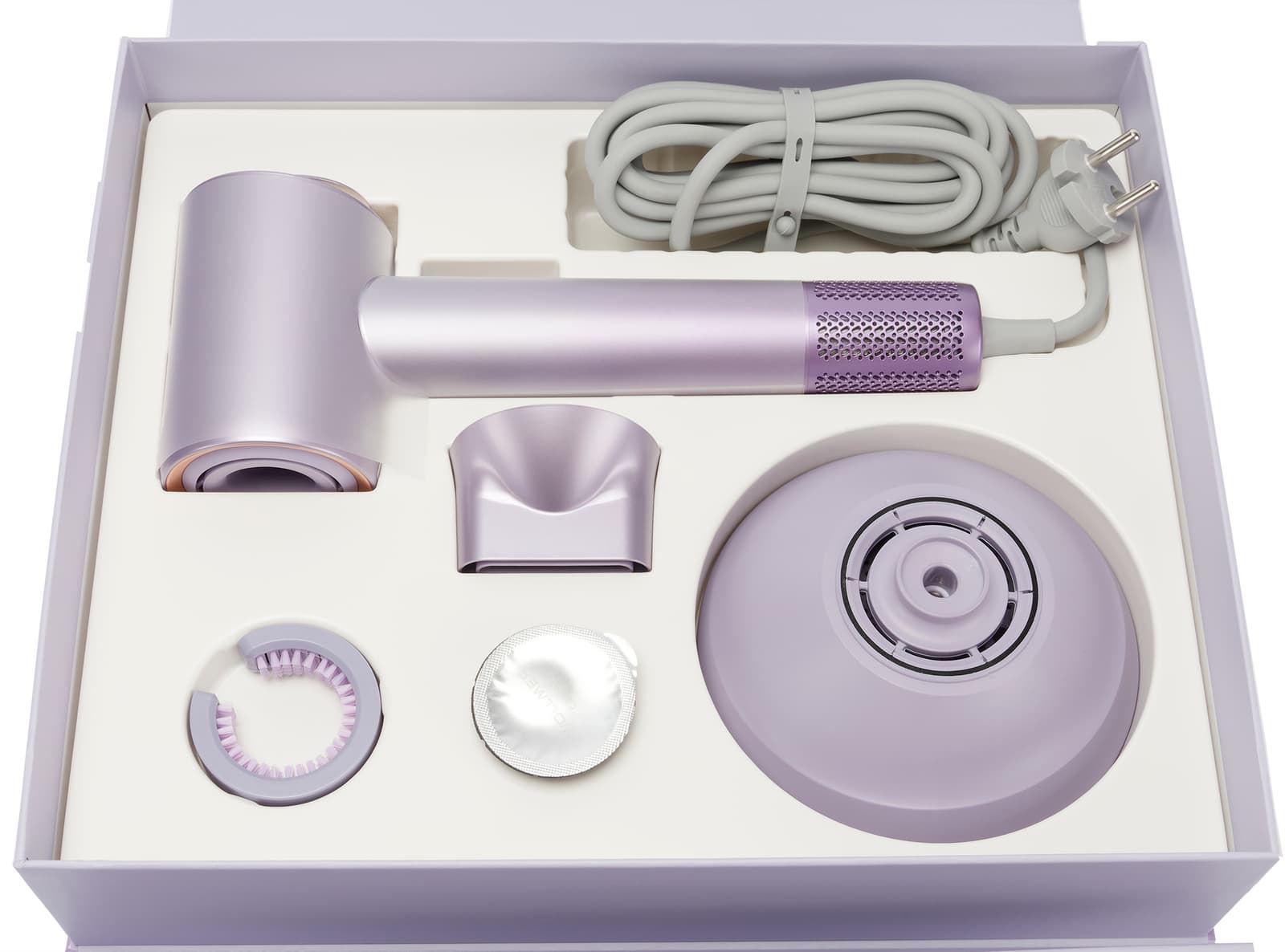 Комплектация фена Wollmer R200 Camelia